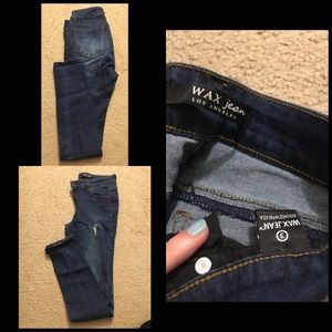 Wax jeans high waist